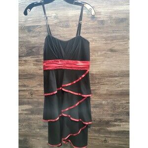 Vintage Deb Tiered Party Dress Sz XL Juniors